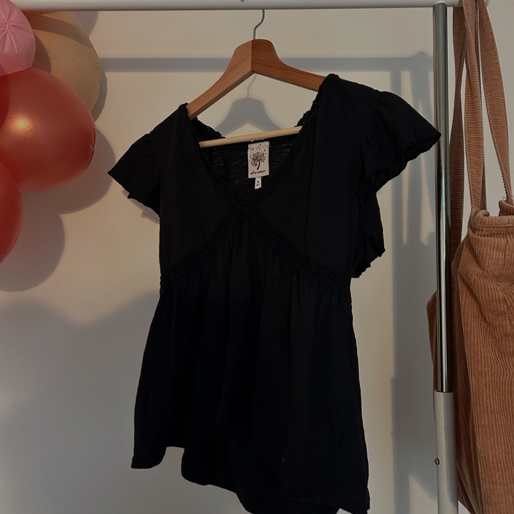 Elegant Black Women's Top